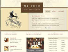 Tablet Screenshot of miperugrill.com